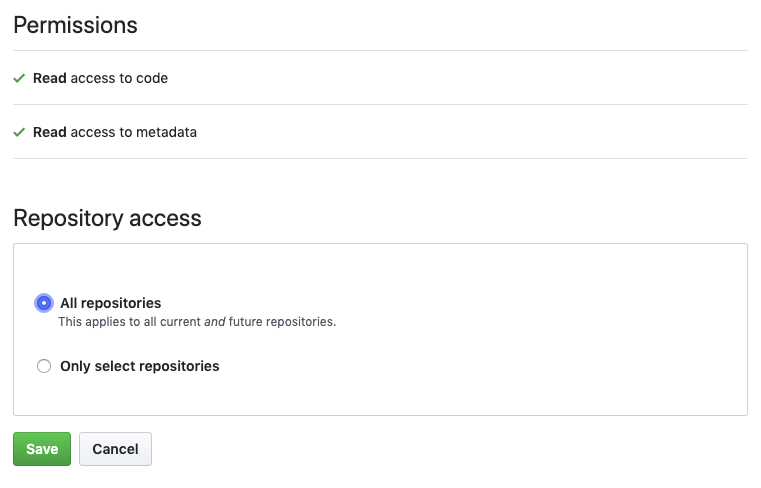 GitHub App Organization Install Page